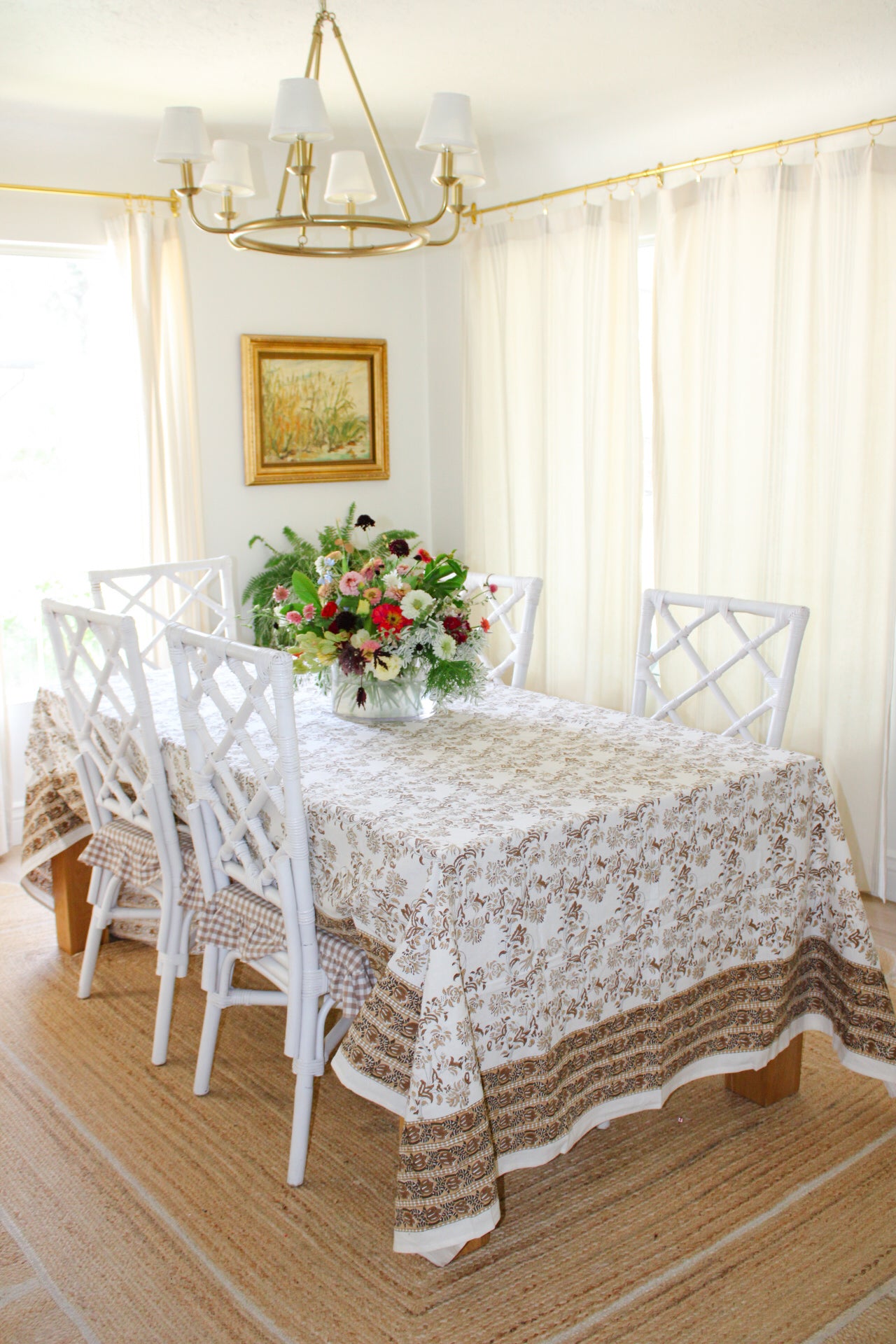 HAZEL FLEUR TABLECLOTH