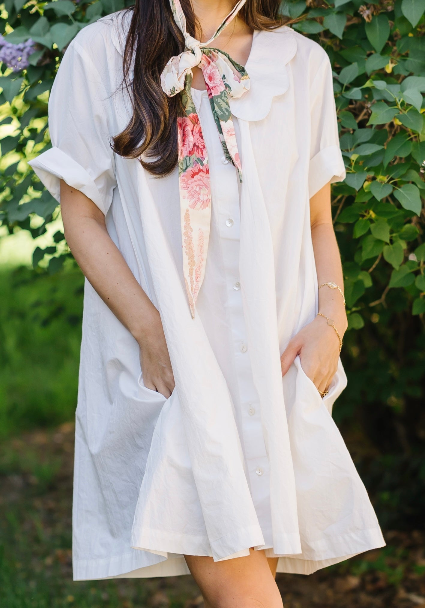 DELPHINE DRESS - SALT