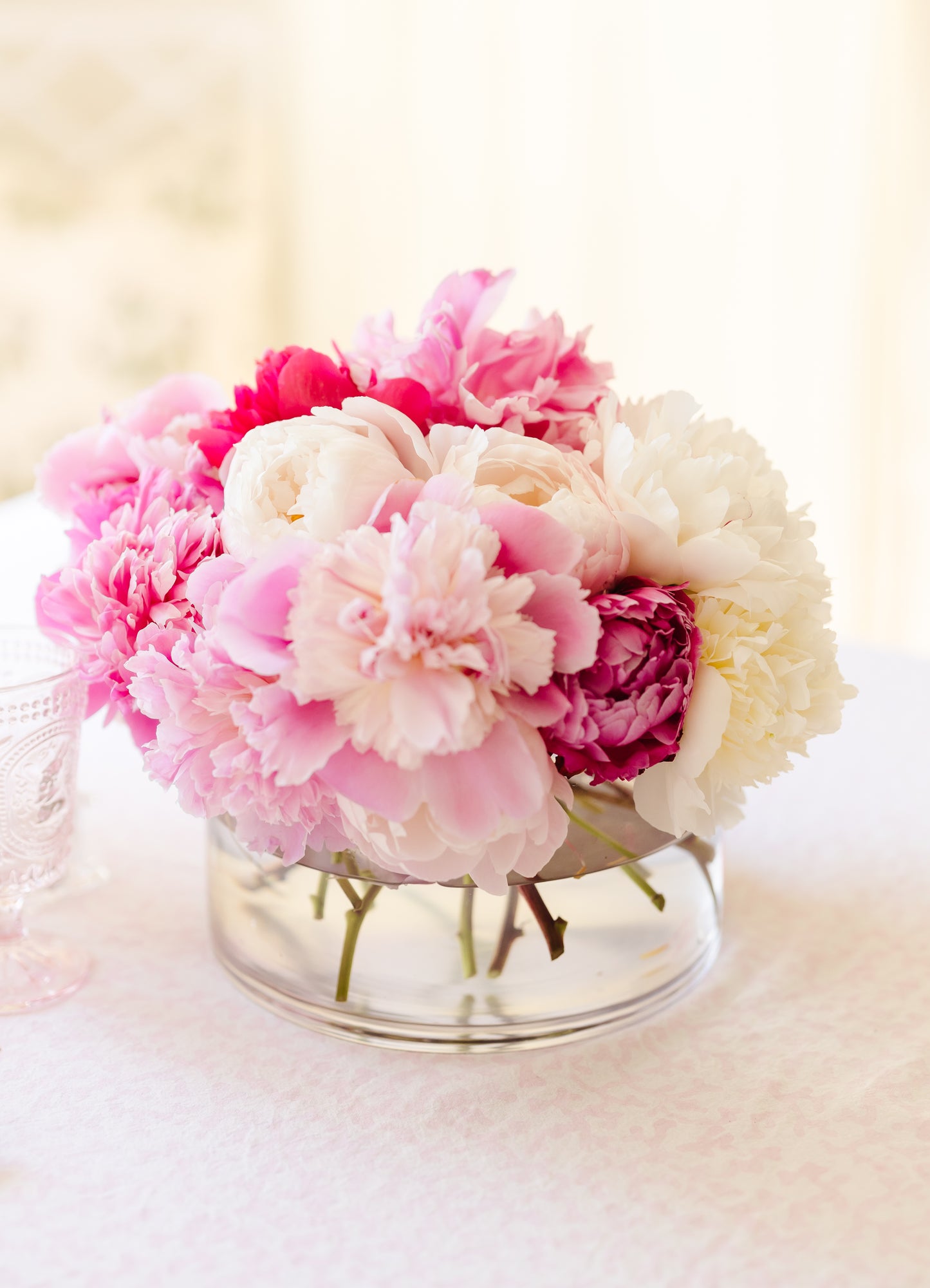 PETAL CORAL TABLECLOTH