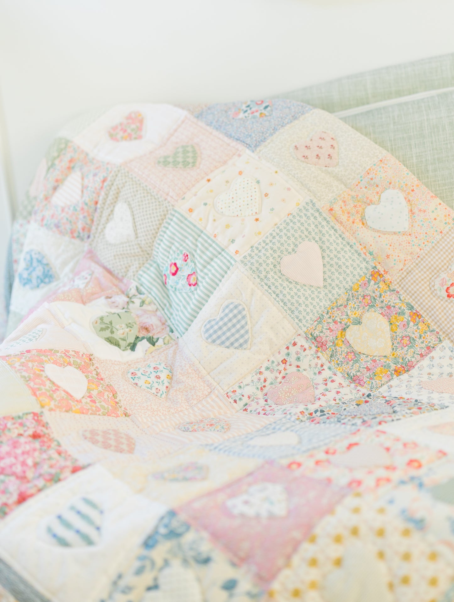 HEART QUILT PDF PATTERN