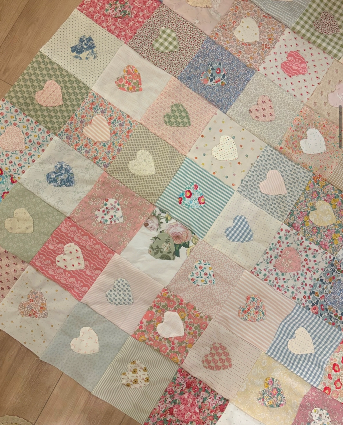 HEART QUILT PDF PATTERN