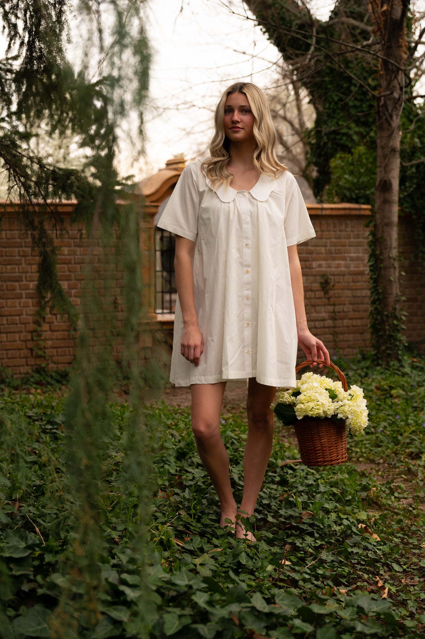 DELPHINE DRESS - SALT
