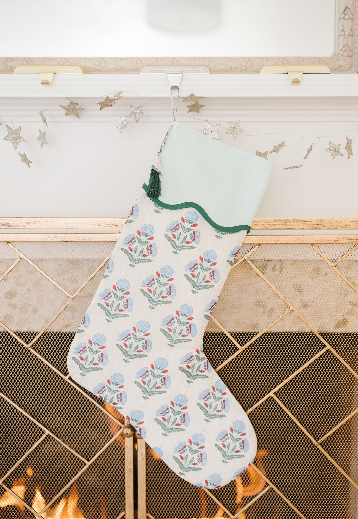 SCALLOPED STOCKING - FINAL SALE