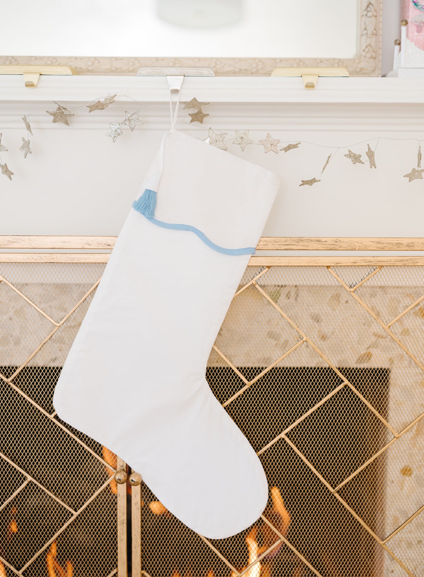 SCALLOPED STOCKING - FINAL SALE