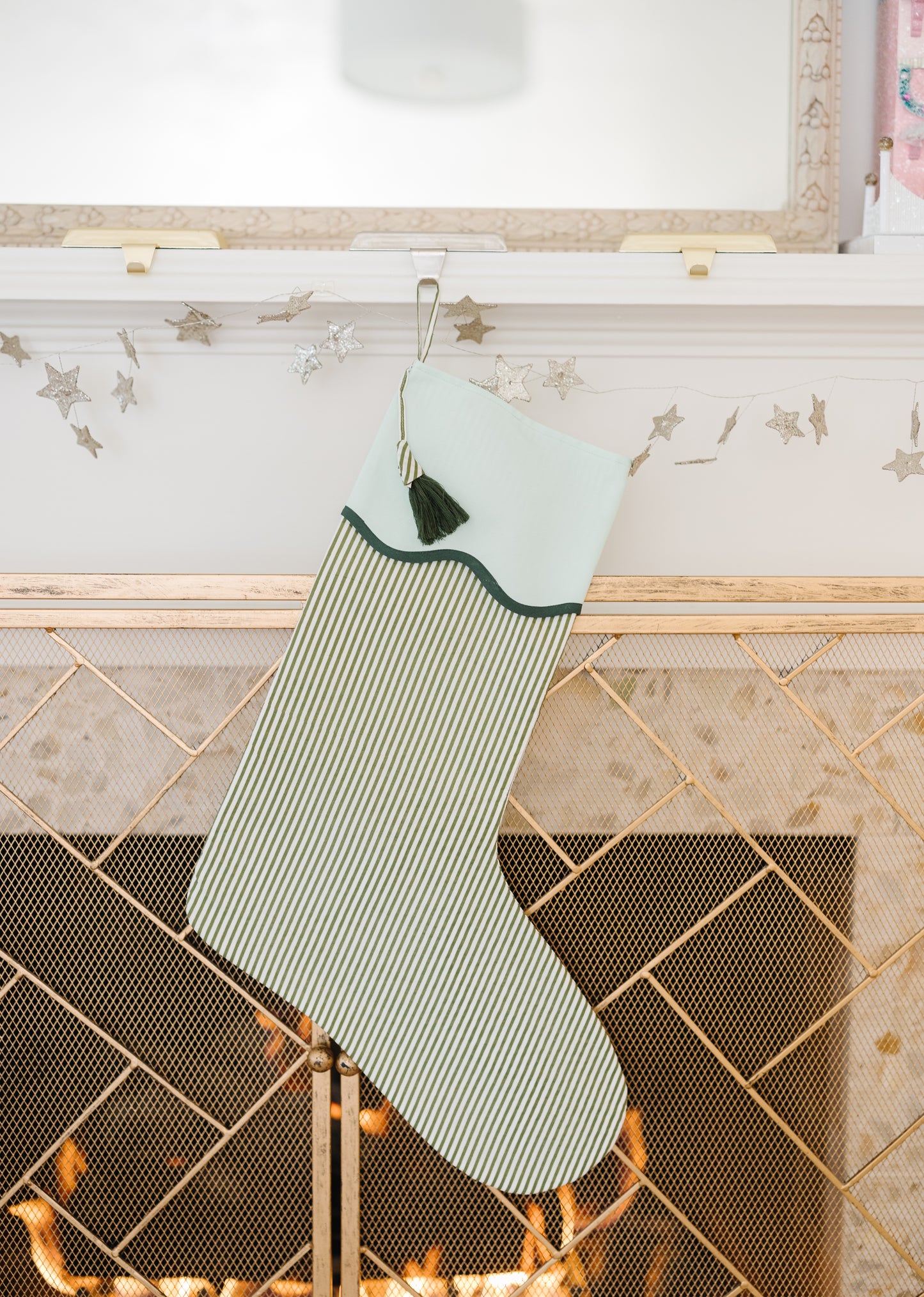 SCALLOPED STOCKING - FINAL SALE