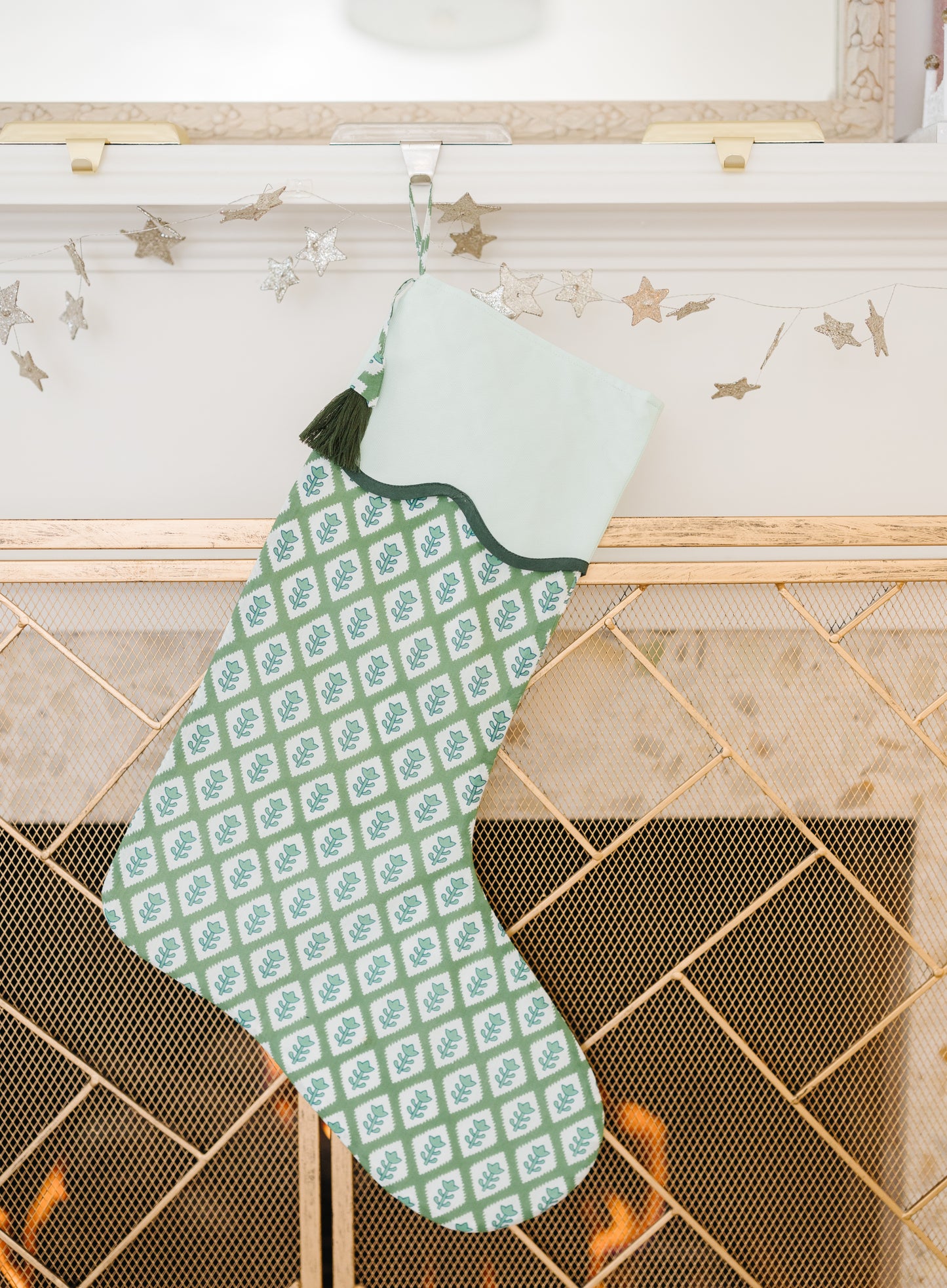 SCALLOPED STOCKING - FINAL SALE