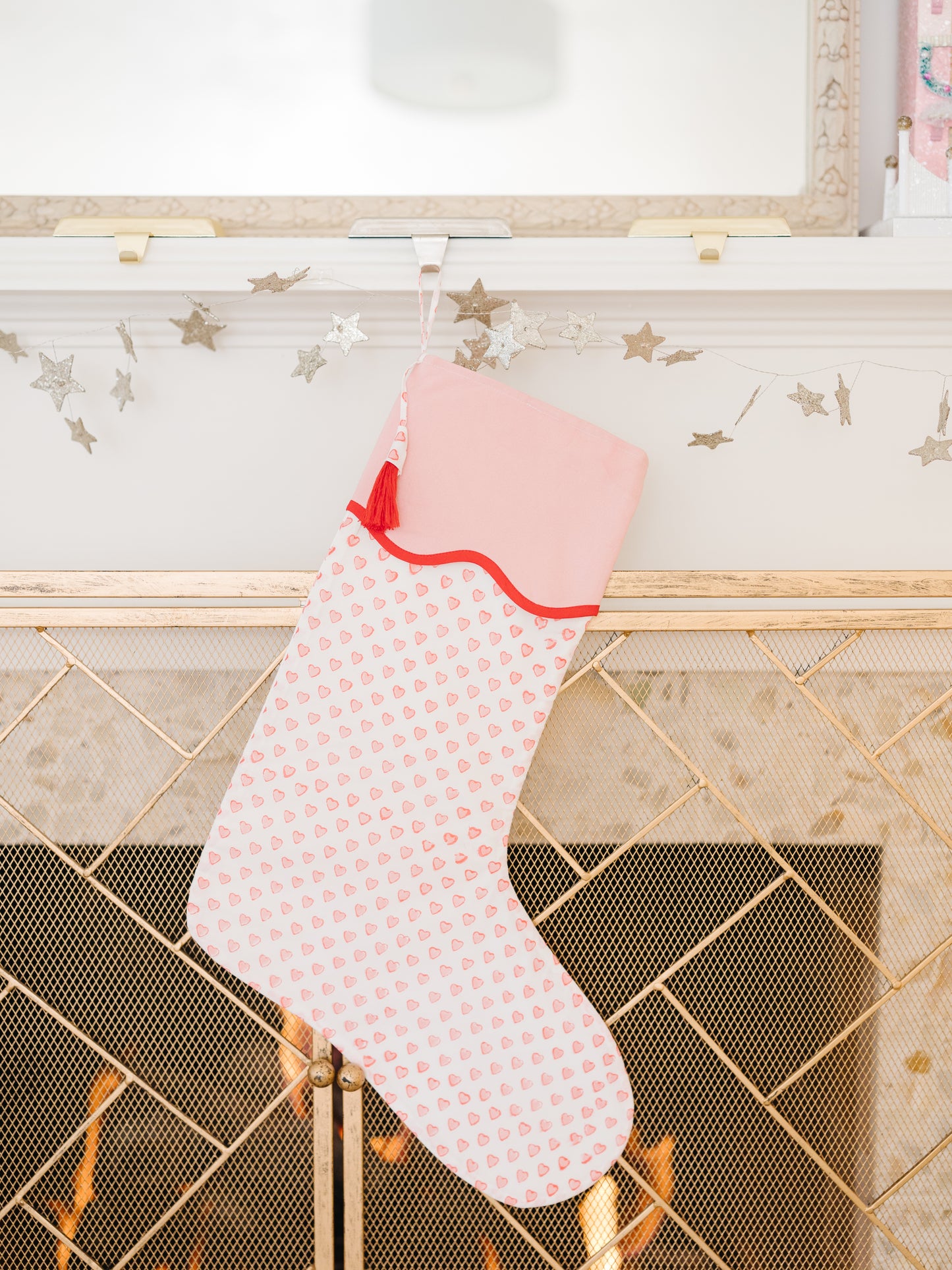 SCALLOPED STOCKING - FINAL SALE