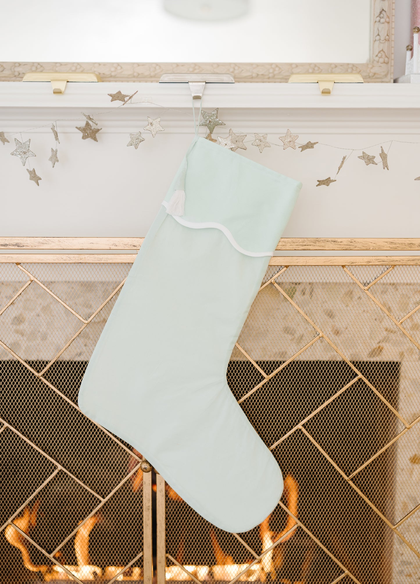 SCALLOPED STOCKING - FINAL SALE