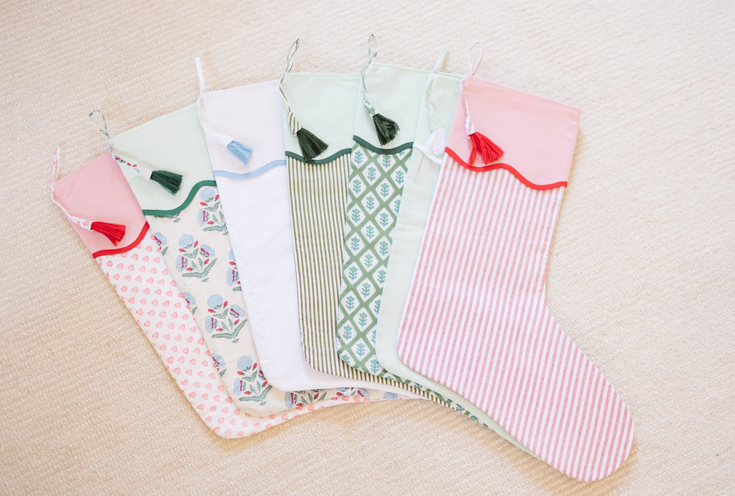 SCALLOPED STOCKING - FINAL SALE