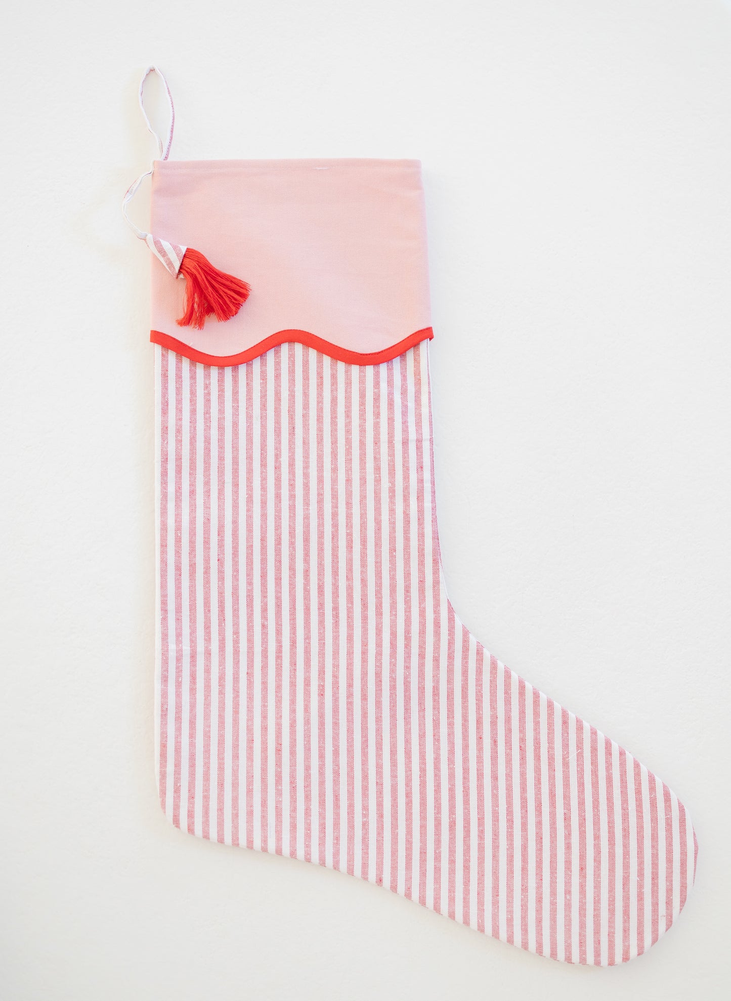 SCALLOPED STOCKING - FINAL SALE