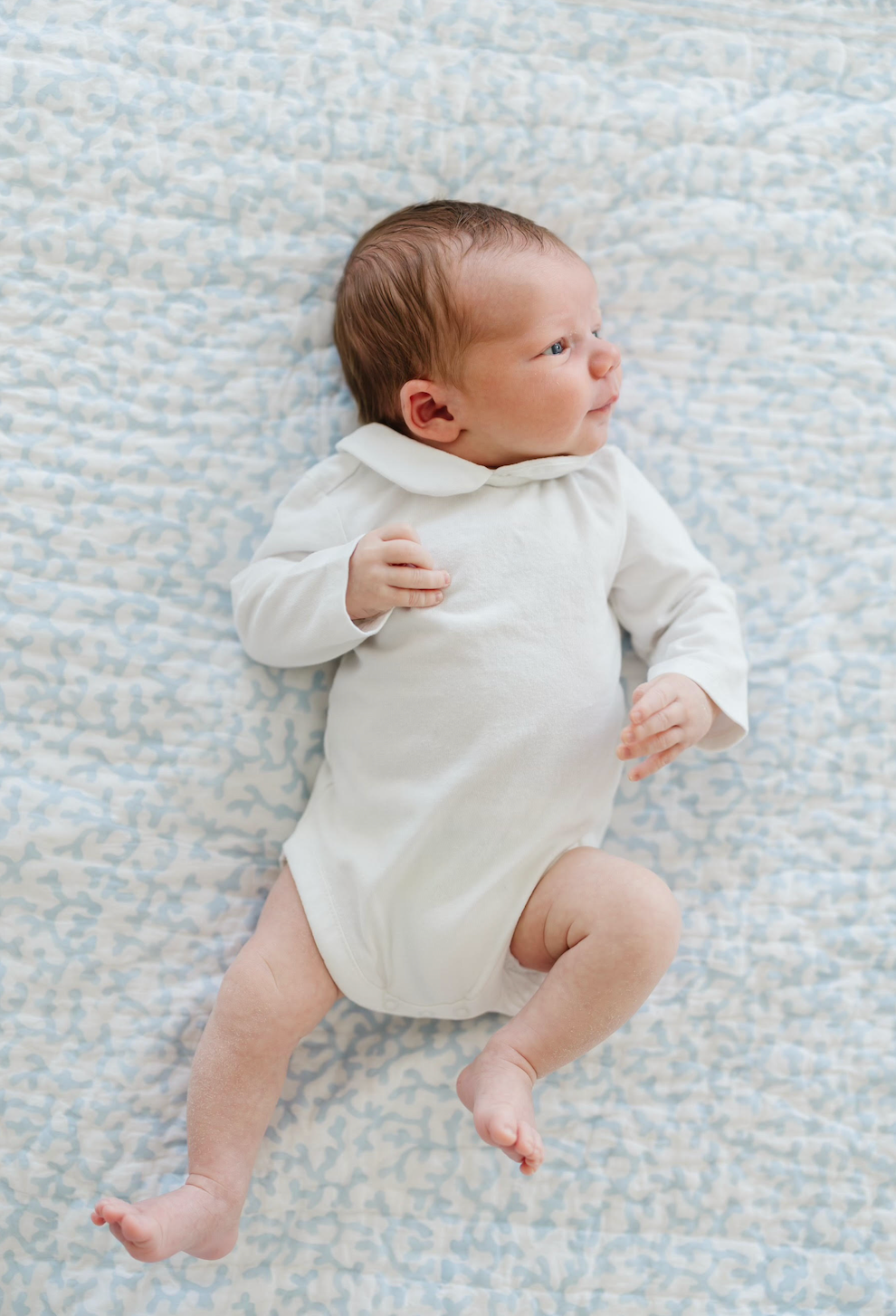 CHAMBRAY CORAL BABY/TODDLER QUILT