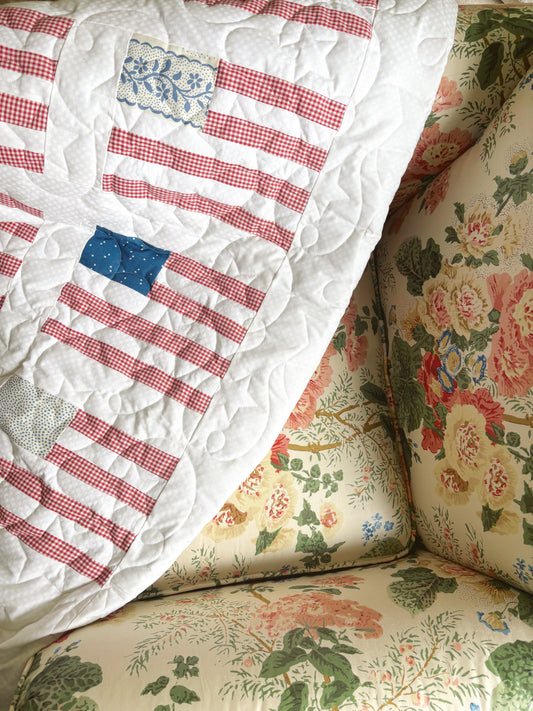 American Flag Quilt Top Pattern – PDF Download