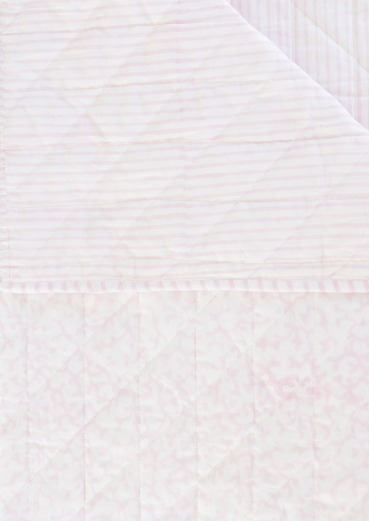 PETAL CORAL BABY/TODDLER QUILT